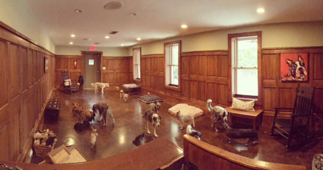 The indoor playroom